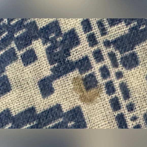 GUC JOBETH COTTON BLOUSE - WHITE & HARBOUR BLUE M - Picture 12 of 13